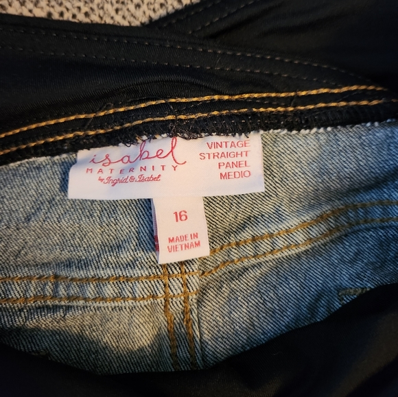 Straight leg Maternity Jeans - Picture 2 of 2